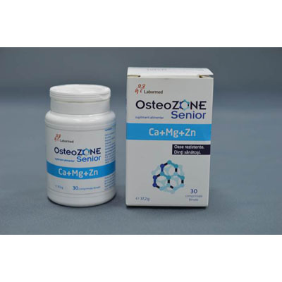 Osteozone Senior Calciu Magneziu Zinc 30 comprimate filmate